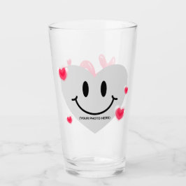 Valentine Glass Heart Balloon Bubblegum Couple Glas