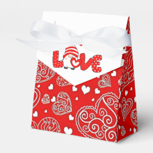 Valentine gnome geschenkschachtel