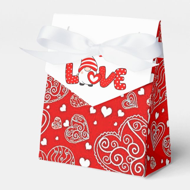 Valentine gnome geschenkschachtel (Vorderseite)