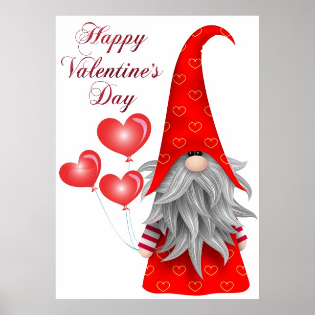 Valentine Gnome Poster (Vorne)