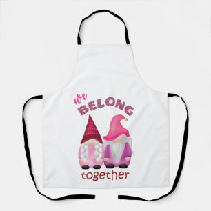 Valentine Gnome: wir gehören zusammen Schürze