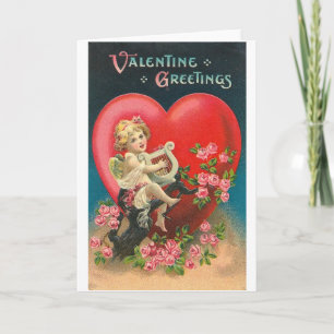 Valentine Greetings Feiertagskarte