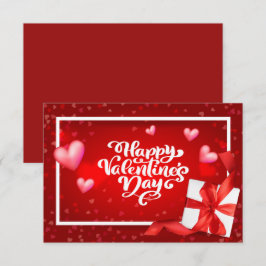 Valentine Grußkarte Mitteilungskarte
