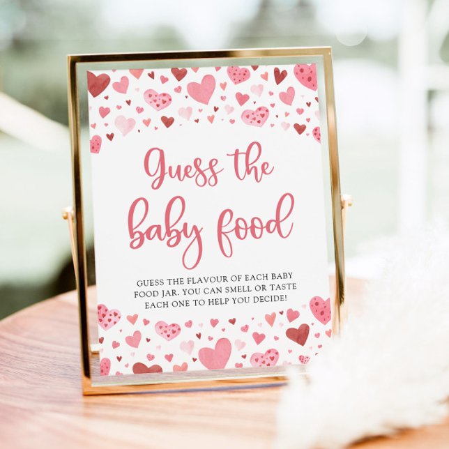 Valentine Guess the Baby Food Baby Shooting Game Poster (Von Creator hochgeladen)