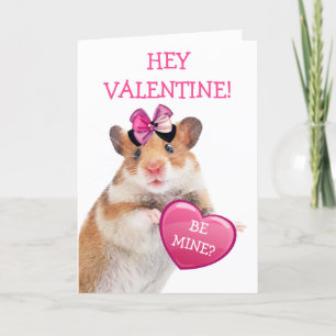 Valentine Hamster / Carte de vacances pour l'amour