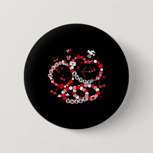 Valentine Happy Xoxo V-Day Freundschaftsarmbänder Button