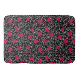 Valentine Heart Art Badematte