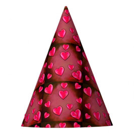 Valentine Heart Art Partyhütchen