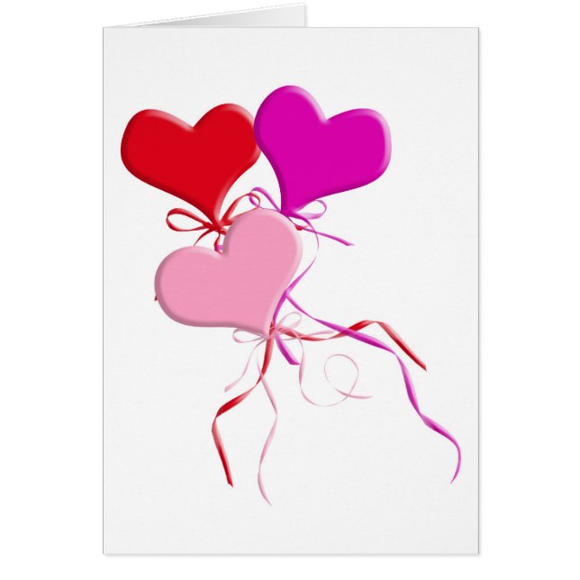 Valentine Heart Balloon Bouquet (Vorne)