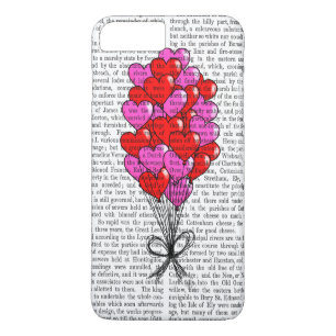 Valentine Heart Balloon Illustration Case-Mate iPhone Hülle