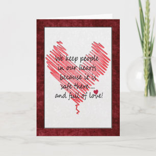 Valentine Heart Feiertagskarte