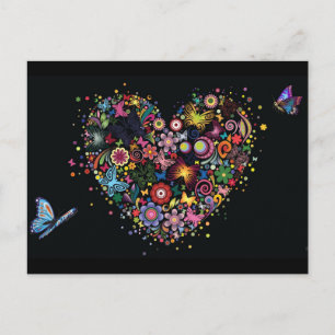 Valentine Heart Feiertagspostkarte