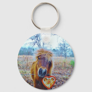 Valentine Heart  Horse Schlüsselanhänger
