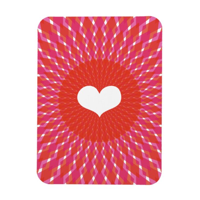 Valentine Heart Pop Magnet (Vertikal)