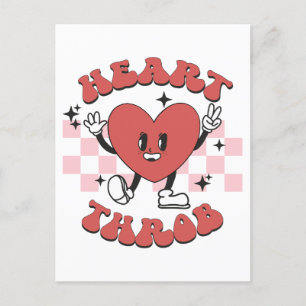 Valentine Heart Throb Postkarte