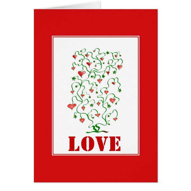 Valentine Heart Tree - Personnalisable (Devant)