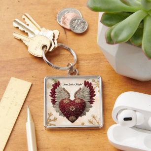 "Valentine Heart Wings" Schlüsselanhänger