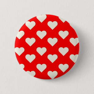 Valentine Hearts Button