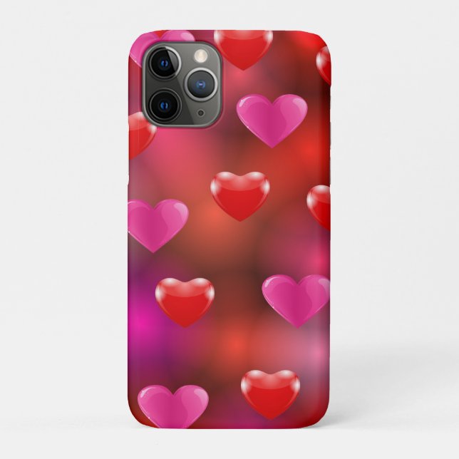 Valentine Hearts Case-Mate iPhone Hülle (Rückseite)