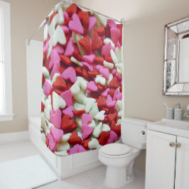 Valentine Hearts Duschvorhang