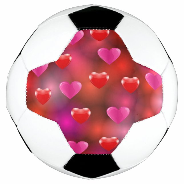 Valentine Hearts Fußball (Vorderseite)