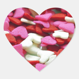 Valentine Hearts Herz-Aufkleber