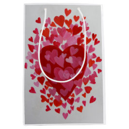 Valentine Hearts Mittlere Geschenktüte