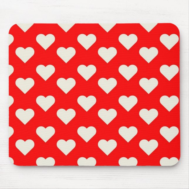 Valentine Hearts Mousepad (Vorne)