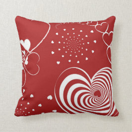 Valentine Hearts Pillow Kissen