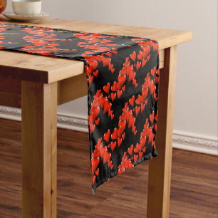 Valentine Hearts Table Runner Kurzer Tischläufer