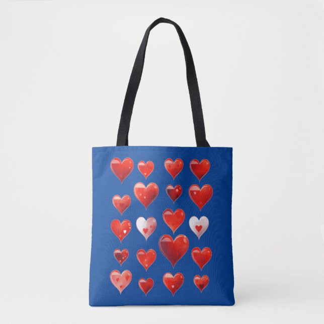 Valentine Hearts Tasche (Vorderseite)