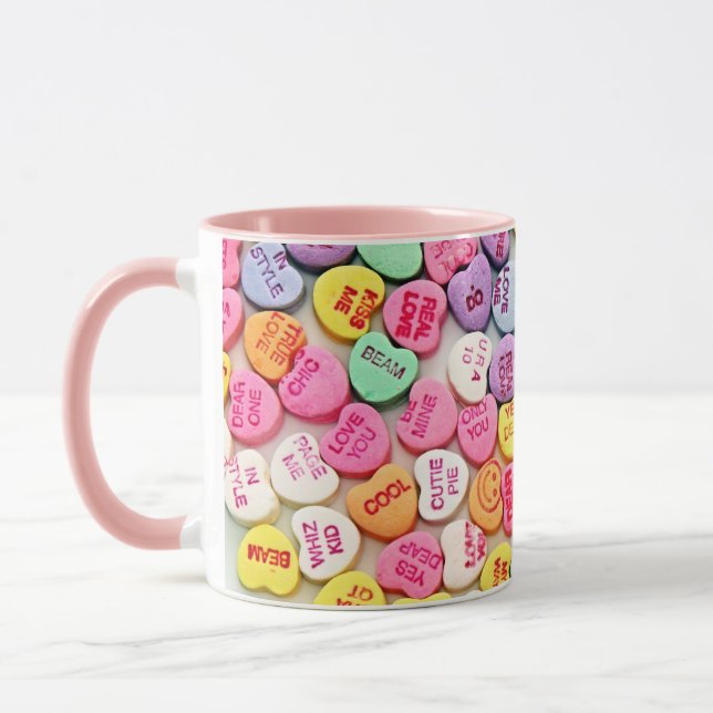 Valentine Hearts Tasse (Links)