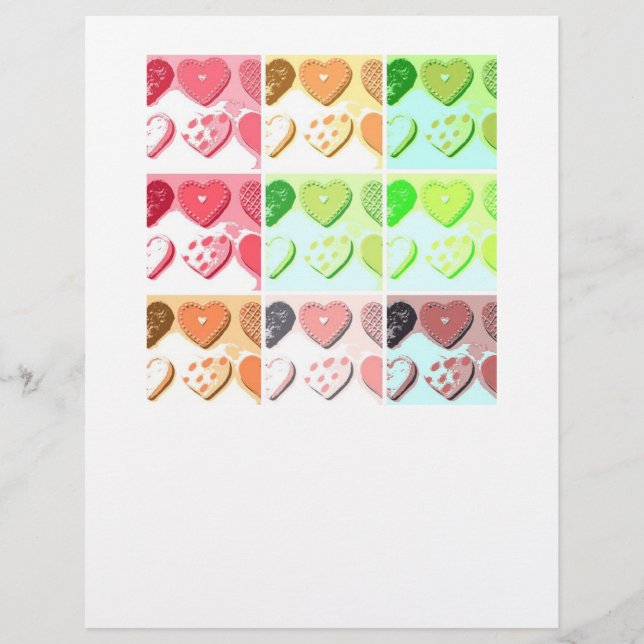 Valentine Herz Cookies (Vorderseite)