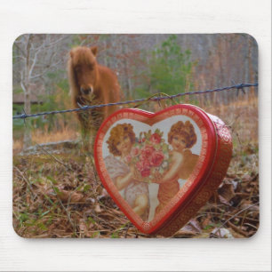 Valentine Herz Miniatur Mousepad