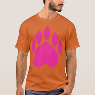 Valentine Herz Pfote T-Shirt