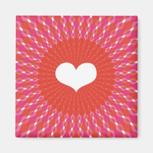 Valentine-Herz-Pop Magnet