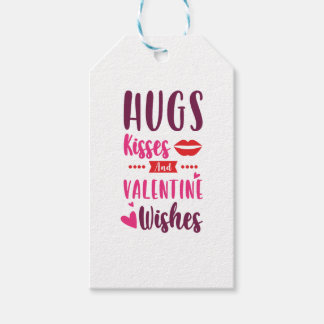 valentine Hugs kisses und valentinische wünsche Geschenkanhänger