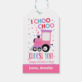 Valentine I Choo Choo Wählen Sie Ihre Schule Geschenkanhänger
