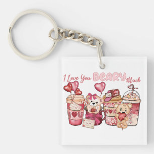 Valentine I Liebe Sie beary viel Schlüsselanhänger