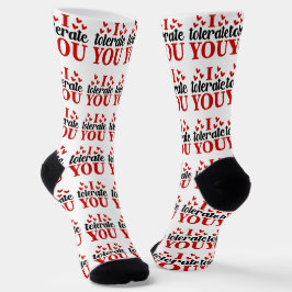 Valentine I toleriert Sie Socken