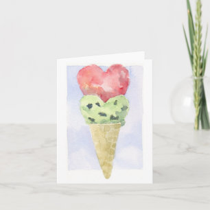 Valentine Ice Creme - Karte