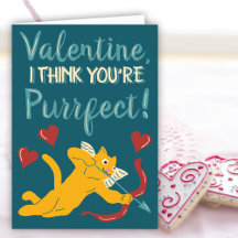 Valentine ich denke, du bist purfect Cat Lovers