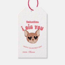 Valentine, ich grabe dir! Cool Groovy Dog Geschenkanhänger