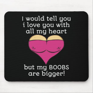 Valentine Ich-liebe-dich Mit Meinem Ganzen Herzen Mousepad