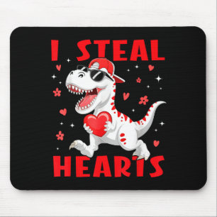 Valentine Ich stehle Herzen T-Rex Dinosaurier Baby Mousepad