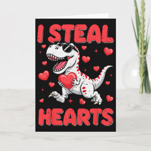 Valentine ich stehle Herzen Trex Dino Kleinkind Ki Karte