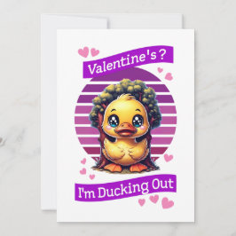 Valentine? Ich verducke. Feiertagskarte