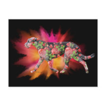 Valentine Irish Wolfhound Splash of color