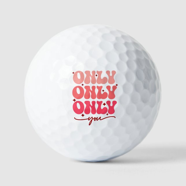 Valentine ist nur du golfball (Vorderseite)