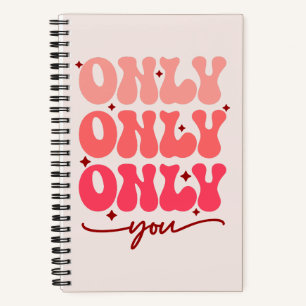 Valentine ist nur du notizbuch